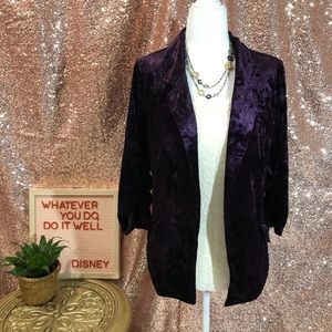 NWOT-Skies are blue velvet blazer sz XS